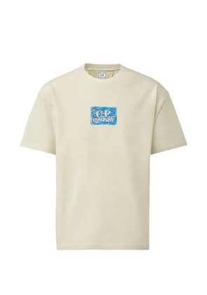 C.P. Company logo-print cotton T-shirt - Neutrals