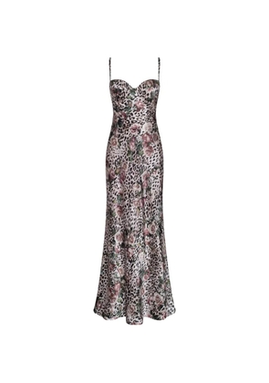 L'Agence Sayla leopard-print maxi dress - Neutrals