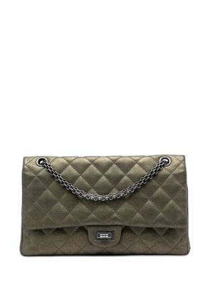 CHANEL Pre-Owned 2015-2016 Quilted Metallic Aged Calfskin Reissue 2.55 Double Flap 226 shoulder bag - Brown