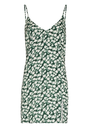 Reformation Marlowe floral-print minidress - Green