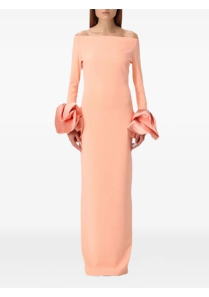 Solace London off-the-shoulder long-sleeved dress - Pink