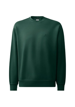 C.P. Company logo-embroidered sweatshirt - Green