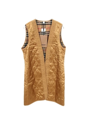 Burberry Pre-Owned 2020s Nova Check quilted gilet - Brown