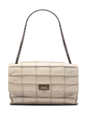 CHANEL Pre-Owned 1997-1999 Identification Lambskin Patchwork Reissue 2.55 Flap shoulder bag - Brown
