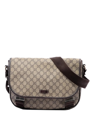 Gucci Pre-Owned 2016-2026 GG Supreme crossbody bag - Neutrals