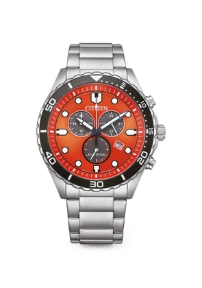 Citizens of Humanity Eco-Drive chronograph watch - Orange