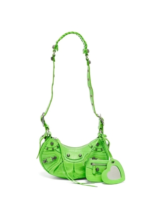 Balenciaga Pre-Owned Le Cagole croc-embossed shoulder bag - Green