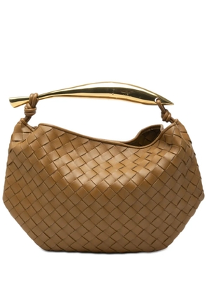Bottega Veneta Pre-Owned 2012-2026 Lambskin Intrecciato Sardine satchel - Brown