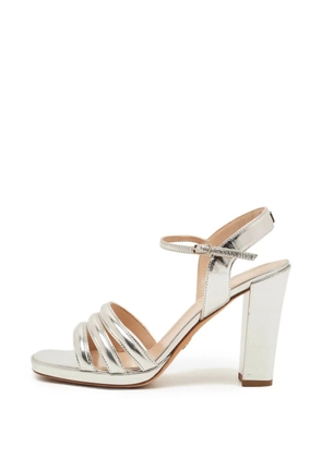 Christian Dior Pre-Owned block-heel ankle-strap sandals - Silver