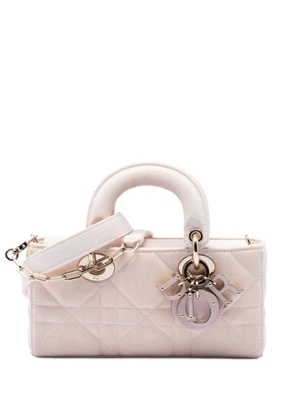 Christian Dior Pre-Owned 2024 Small Denim Macrocannage Lady D Joy satchel - Pink