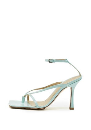 Bottega Veneta Pre-Owned leather heeled sandals - Blue