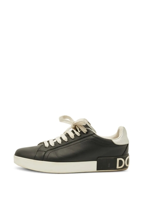 Dolce & Gabbana Pre-Owned Portofino low-top sneakers - Black