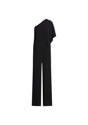 Lauren Ralph Lauren one-shoulder cape jumpsuit - Black