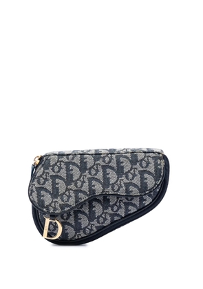 Christian Dior Pre-Owned 1998 Diorissimo Canvas Saddle pouch - Blue