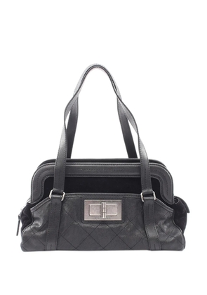CHANEL Pre-Owned 2006-2008 Large Caviar Reissue 2.55 Bowling Bag shoulder bag - Black