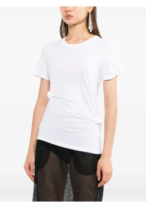 Helmut Lang knot-detail T-shirt - White