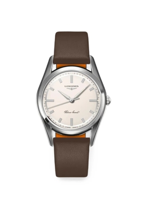 Longines Silver Arrow 38mm watch - White