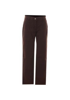 LIU JO logo-embroidered straight-leg jeans - Brown