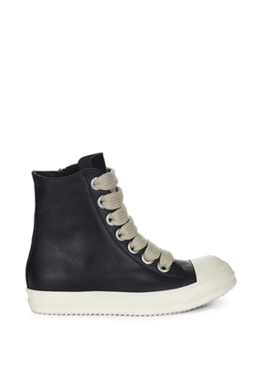 Rick Owens Jumbolace leather sneakers - Black
