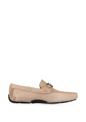 Ferragamo Parigi Eco suede driving loafers - Neutrals