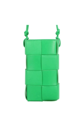 Bottega Veneta Pre-Owned 2012-2026 Nappa Maxi Intrecciato Cassette Phone Holder crossbody bag - Green