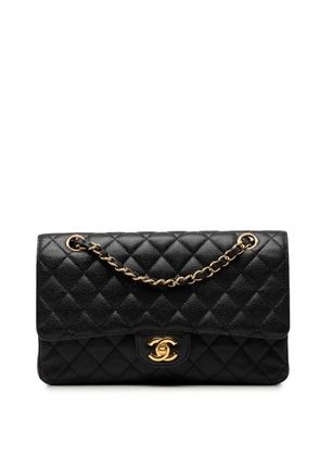 CHANEL Pre-Owned 2009-2010 Medium Classic Caviar Double Flap shoulder bag - Black