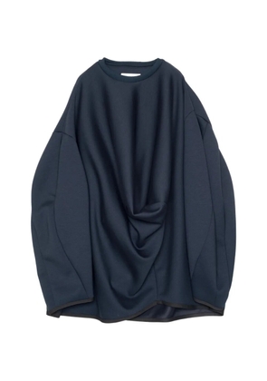 Yoshiokubo draped sweatshirt - Blue