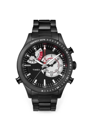 TIMEX round-face 46mm watch - Black