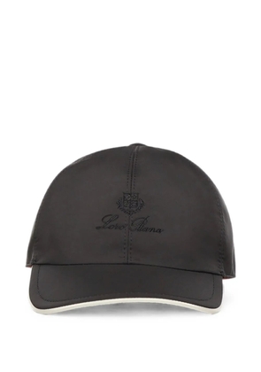 Loro Piana embroidered-logo baseball cap - Black