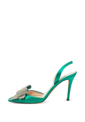 SJP by Sarah Jessica Parker The LJ Recital bow-detail slingback heeled pumps - Green