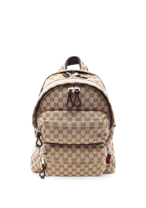Gucci Pre-Owned 2010s GG-canvas backpack - Neutrals