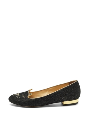 Charlotte Olympia Kitty ballet flats - Black