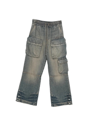 AMIRI drawstring-waist cargo pants - Blue