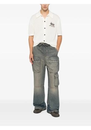 AMIRI drawstring-waist cargo pants - Blue