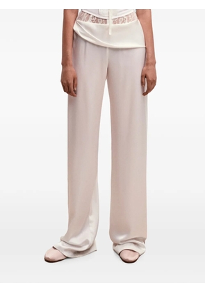 Seen Users My Roman Empire lace-waist draped trousers - White