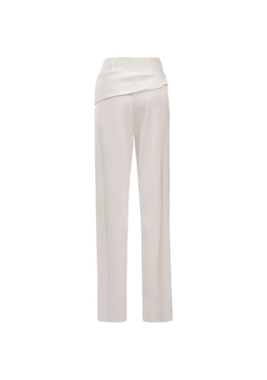 Seen Users My Roman Empire lace-waist draped trousers - White