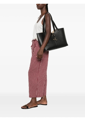 Strathberry Kite leather tote bag - Black
