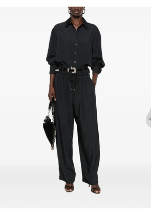 ISABEL MARANT Fabriza long-sleeve button-down shirt - Black