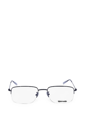 Montblanc rectangle-frame semi-rimless glasses - Black