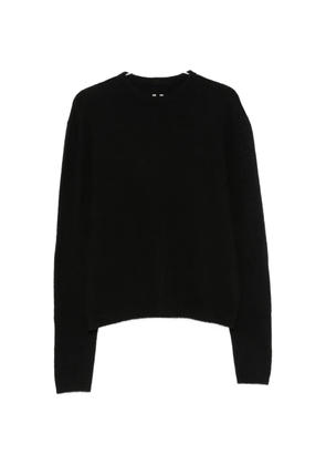 Rick Owens ribbed-trim sweater - Black