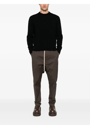 Rick Owens ribbed-trim sweater - Black