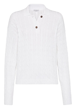 Brunello Cucinelli Dazzling sweater - White