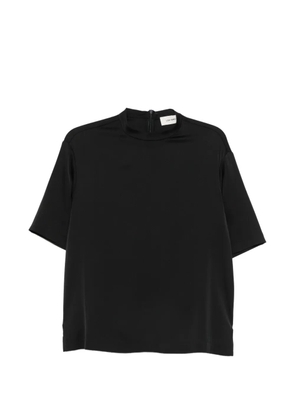 Lisa Yang high-neck short-sleeve T-shirt - Black