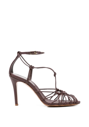 Forte Forte knotted buckle-fastening sandals - Brown