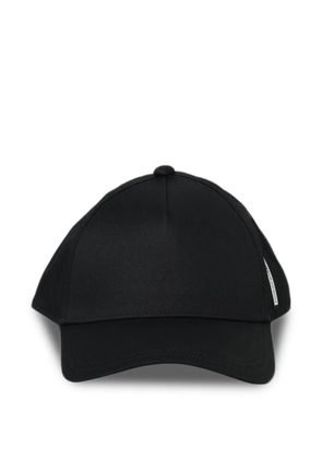 Emporio Armani logo-tag baseball cap - Black