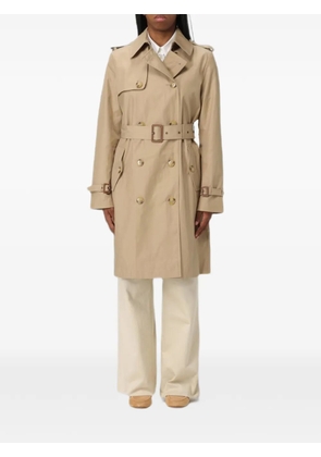 Lauren Ralph Lauren double-breasted belted trench coat - Neutrals