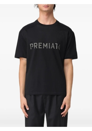 Premiata logo-print graphic-print T-shirt - Black