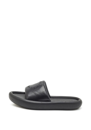 Stella McCartney Pre-Owned Air embossed logo slides - Black