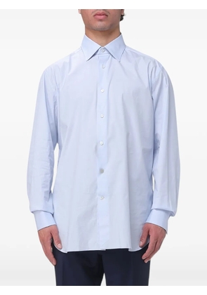 Zegna stretch-popeline shirt - Blue