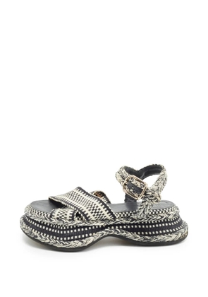 Chloé Pre-Owned Meril platform sandals - Black